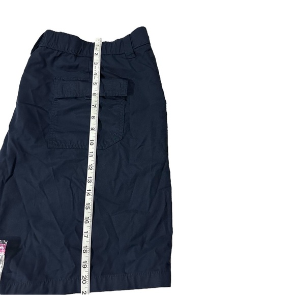 Wrangler Jeans Performance Mens Navy Blue Flat Front Shorts Size 42 9” Inseam - Picture 10 of 11